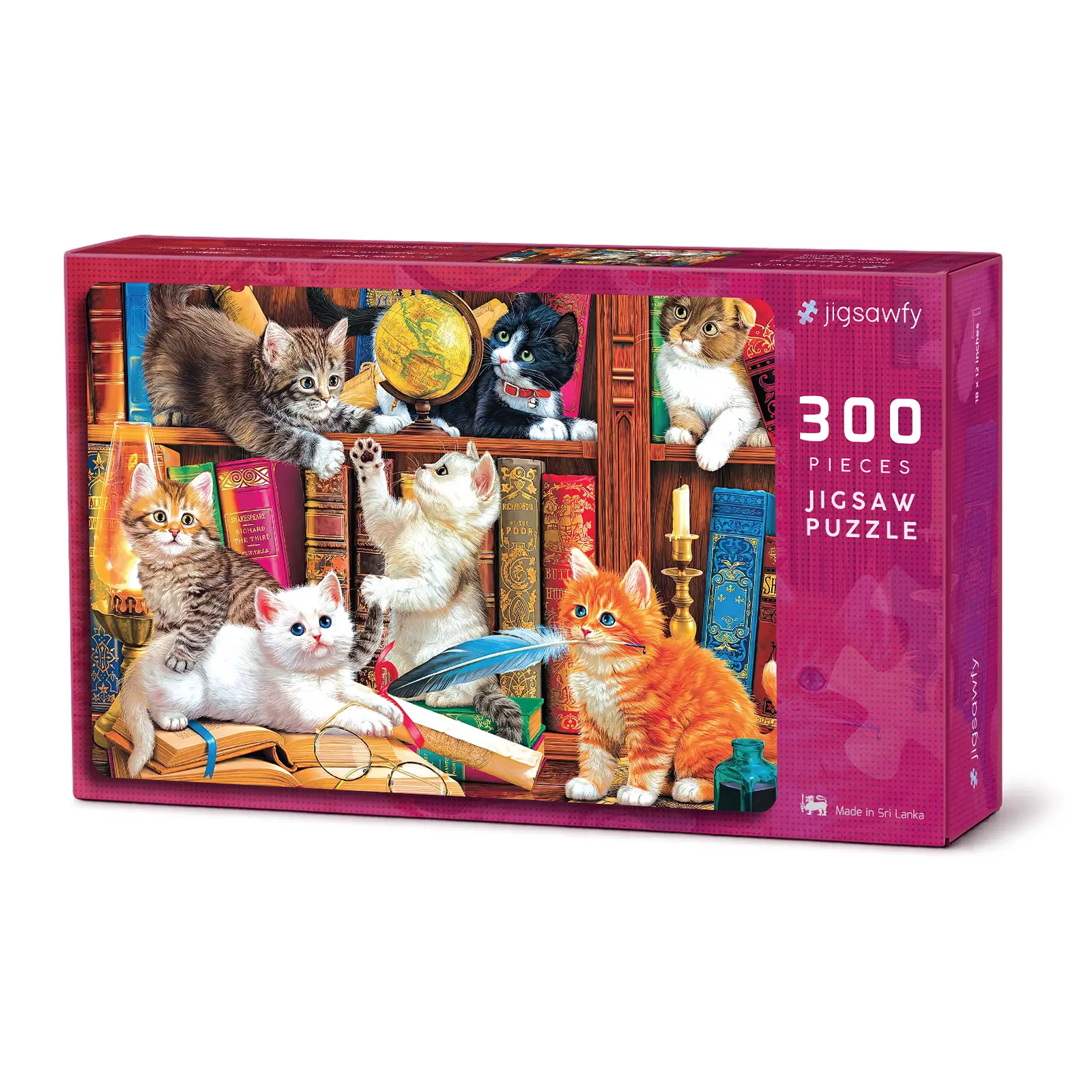Jigsawfy Cats 300-piece jigsaw puzzle box