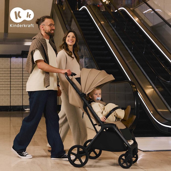 Kinderkraft LOOM Black Stroller - Image 2