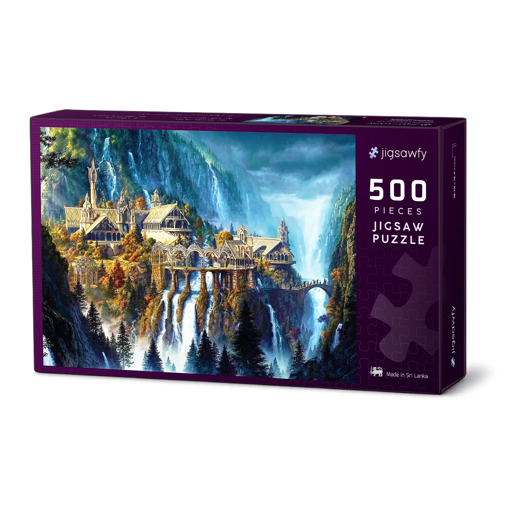 Jigsawfy Rivendell 500-piece jigsaw puzzle box
