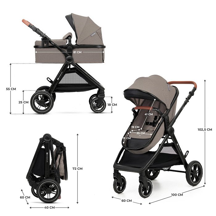 Kinderkraft ESME PRO 3-in-1 Travel System - Image 2